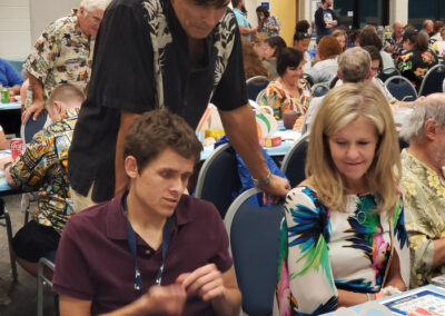 Weston Bridges family bingo night