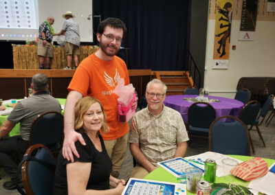 Weston Bridges family bingo night